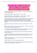 ATHABASCA UNIVERSITY PSYC 387 FINAL EXAM PREP COMPLETE GUIDE RATED A.