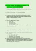 CCS Exam Prep Questions Package Latest Questions and Answers