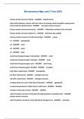 Biochemistry Wgu unit 2 Test 2023