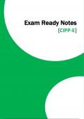 CIPP/E Course - Exam Ready Notes