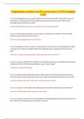 Comprehensive predictor test 85 correct answer&comma; VATI Greenlight&comma; VATI 2023 QUESTIONS & ANSWERS &lpar; A&plus; GRADED 100&percnt; VERIFIED&rpar;