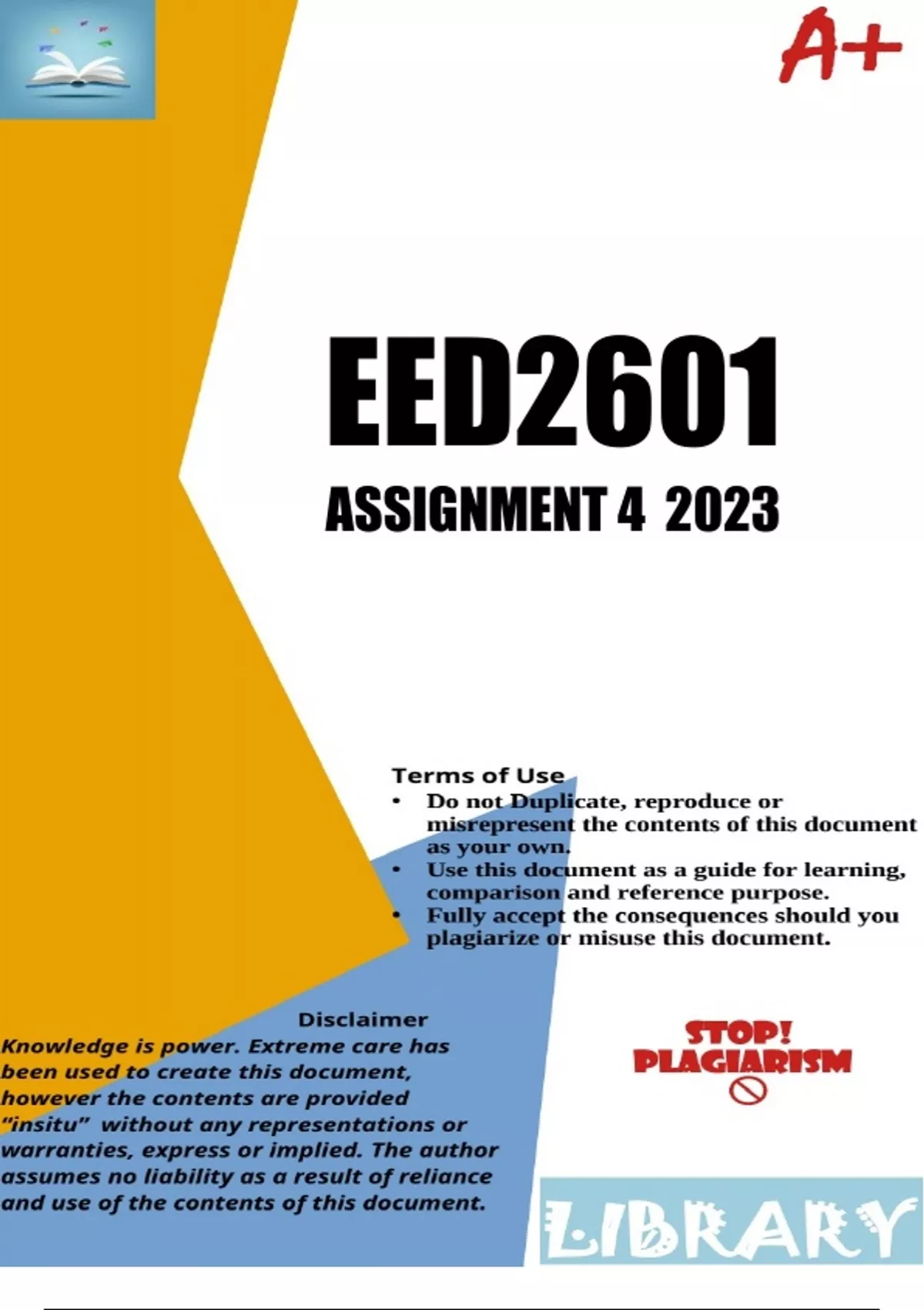 eed2601 assignment 4 answers 2023