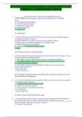 BUS 504 EXAM-MANAGEMENT 5 QUESTIONS WITH CORRECT ANSWERS 2023 UPDATE