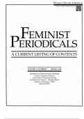 INR 3403 International Law Feminist Periodicals v.14, no.1