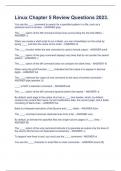 Linux Chapter 5 Review Questions 2023&period;