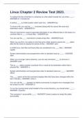 Linux Chapter 2 Review Test 2023&period;