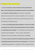 ATI RN Maternal Newborn Proctored 2019 &lpar;REVISED FULL EXAM&rpar;&lpar;Verified Answers&rpar;