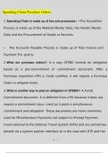GFEBS L454E Spending Chain Purchase Orders Questions and Answers &lpar;2022&sol;2023&rpar; &lpar;Verified Answers&rpar;