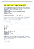 TSI Math Test Preperation: Q&A