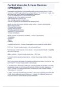 Central Vascular Access Devices &lpar;CVAD&rpar;2023