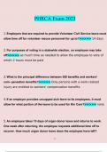 PHRCA Exam 2023 STUDY BUNDLE &lpar;COMPLETE PACKAGE&rpar;&lpar;Verified Answers&rpar;