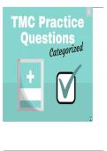 TMC Practice questions &lpar;categorized&rpar;