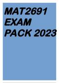 MAT2691 EXAM PACK 2023