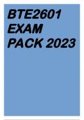 BTE2601 EXAM PACK 2023