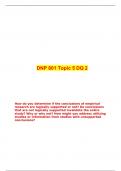 DNP 801 Topic 5 DQ 2
