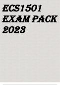 ECS1501 EXAM PACK 2023