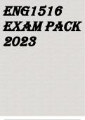 ENG1516 EXAM PACK 2023