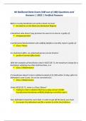 NC Bailbond State Exam &lpar;100 out of 100&rpar; Questions and Answers Verified