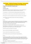 Test Bank - Medical-Surgical Nursing&colon; Assessment and Management of Clinical Problems 10e&comma; Answered