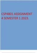 CSP4801 ASSIGNMENT 4 SEMESTER 1&period; 