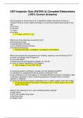 UST Inspector Quiz &lpar;RATED A&rpar; Complete Elaborations &vert; Download To Score An A