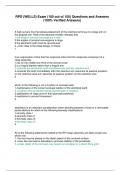 RPD &lpar;WELLS&rpar; Exam &lpar;100 out of 100&rpar; Questions and Answers &lpar;100&percnt; Verified Answers&rpar;&period;