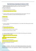 HESI Exit Exam- Latest 2021 Complete Questions & Answers 100&percnt; Verified