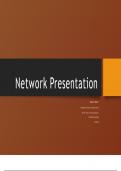 NR 541 Week 7 Assignment&semi; Network Presentation
