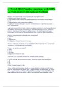 HESI A2 2023 Practice Questions with 100&percnt; Correct Answers &lpar;Tested and Verified&rpar;