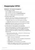 Duidelijk STAPPENPLAN voor Cursus SPSS&excl;