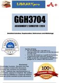 GGH3704 Assignment 2 (COMPLETE ANSWERS) 2024 - DUE 7 April 2024