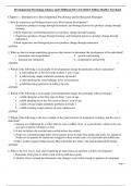 Test Bank for Developmental Psychology Infancy and Childhood 5th CANADIAN Edition Shaffer  &sol; All Chapters 1 - 17 &sol; Full Complete 2023 - 2024