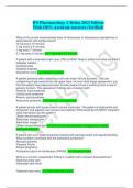 RN Pharmacology A Relias 2023 Edition With 100&percnt; Accurate Answers &lpar;Verified&rpar;
