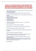 EDUC 510&colon; INSTRUCTIONAL STRATEGIES FOR DIVERSE LEARNERS &lpar;LESSONS IN ACTION&rpar; 2023 NEW EXAM UPDATE QUESTIONS AND ANSWERS 