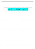 HIUS 221 MIND TAP 5.6| GRADED A