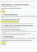 Sophia pathway 1 &mdash; Cardiovascular System QUESTION AND ANSWER 