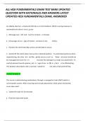 ALL HESI FUNDAMENTALS EXAM TEST BANK UPDATED QUESTION WITH RATIONALES AND ANSWERS LATEST UPDATED HESI FUNDAMENTALS EXAM&comma; ANSWERED LATEST 2023&sol;2024