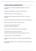 CDCA OSCE MASTER SET&vert;2023 LATEST UPDATE&vert;GUARANTEED SUCCESS
