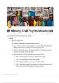 IB History of the Americas HL Civil Rights Movements and Protests