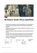 IB History of the Americas HL Apartheid
