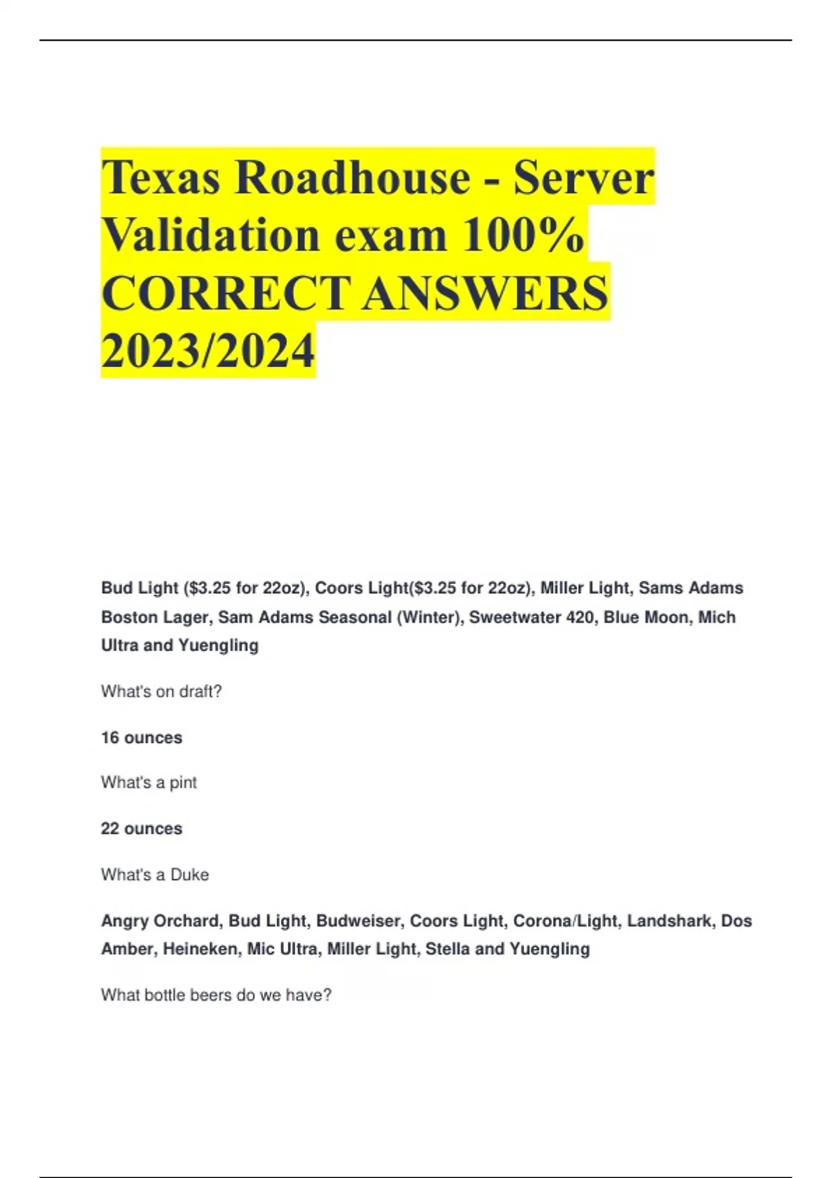 texas-roadhouse-server-validation-exam-100-correct-answers-2023-2024