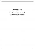 NUR 2502 &sol; NUR2502 Final Exam Latest 2023&colon; Multidimensional Care III &sol; MDC 3 - Rasmussen College