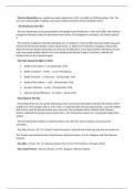 Summary on the First World War