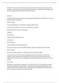 Summary on The Second World War
