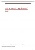 PROJ-410 Week 7 DQ 2 Contract Close - Graded An A