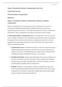 ASU COM 259 Chapter 1 Lecture Notes Business Communication