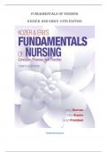 Fundamentals of Nursing Kozier and Erb's 10th edition - QUESTIONS & ANSWERS WITH RATIONALS LATEST UPDATE