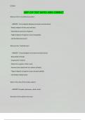 CSEP-CEP TEST RATED 100&percnt; CORRECT