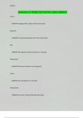 ENGLISH LIT TERMS TEST RATED 100&percnt; CORRECT