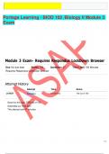 Exam &lpar;elaborations&rpar; Portage Learning &sol; BIOD 102 &sol;Biology II Module 3 E 